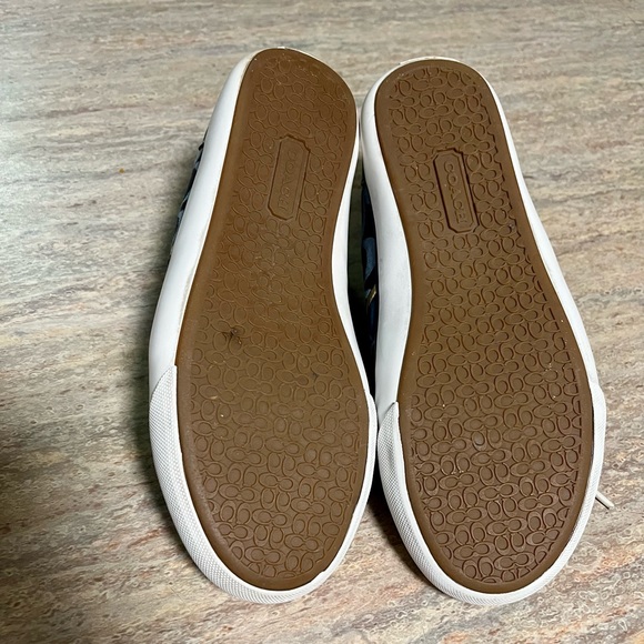 Coach Barrett sneakers navy blue and Gold - Picture 14 of 14